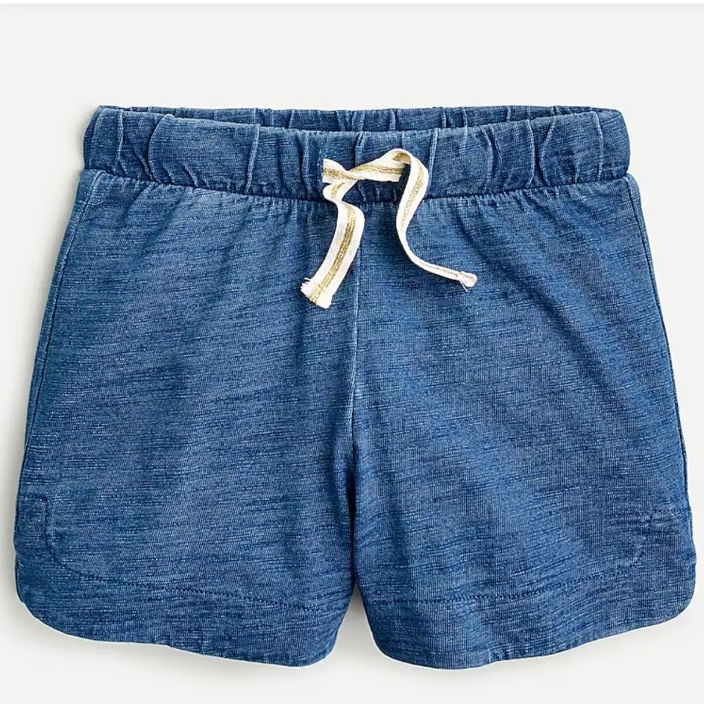Crewcuts Girls' fishtail hem short in indigo knit size M L